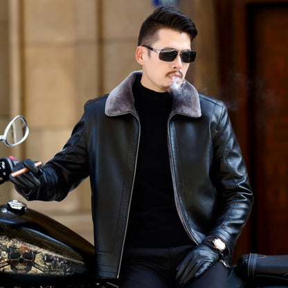 THE DON SHEEPSKIN LEATHER JACKET